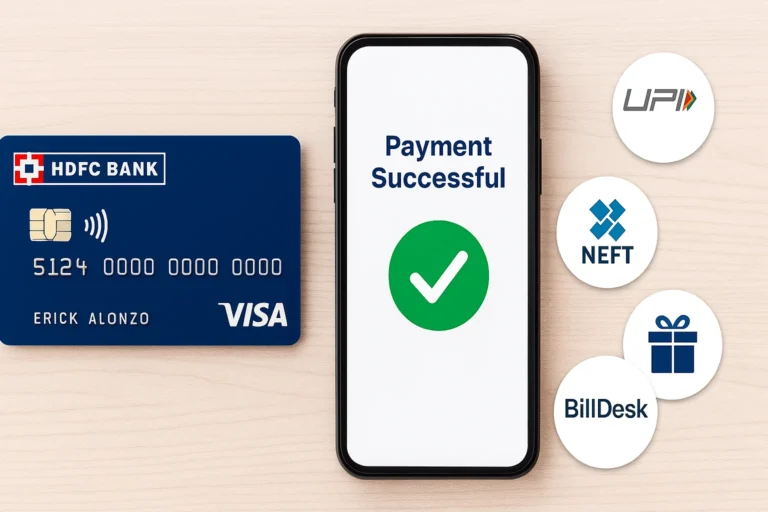 hdfc credit card payment
