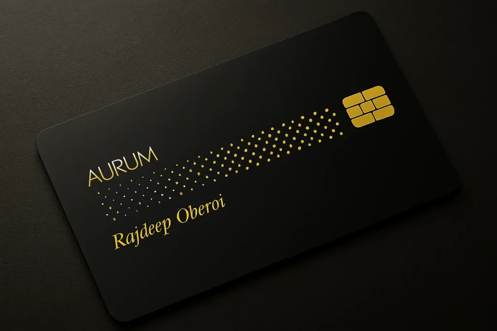 sbi aurum credit card 
