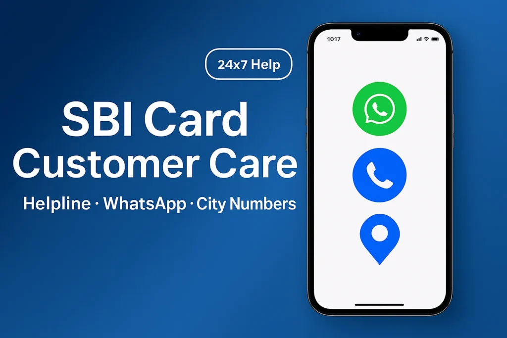sbi credit card custmer care